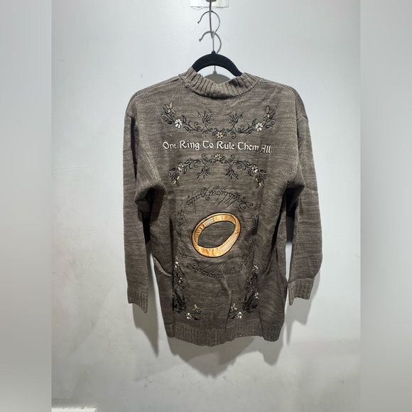 The Lord Of The Rings Floral Icons Cardigan (Size Junior SM) - Picture 6 of 8